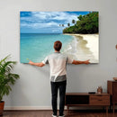 Puerto Rico Beach Paradise Wall Art – Tropical Coastal Print by MyGreatCanvas | Canvas Wall Art Prints | Photo Prints & Wall Decor