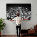 Charlotte Skyline Canvas Wall Art Print – North Carolina Cityscape Photography Print by MyGreatCanvas | Canvas Wall Art Prints | Photo Prints & Wall Decor