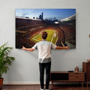 Chicago Bears Soldier Field Canvas Wall Art, NFL Stadium Panorama Print, Football Arena Photography for Sports Fans by MyGreatCanvas | Canvas Wall Art Prints | Photo Prints & Wall Decor