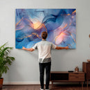 Colorful Abstract Canvas Wall Art Print, Vibrant Popup Color Art Print