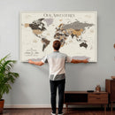 World Map Wall Art Print