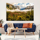 Half Dome Yosemite Canvas Wall Art – Majestic Triptych