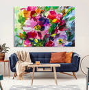 Oil Flower Abstract Canvas Print by MyGreatCanvas | Canvas Wall Art Prints | Photo Prints & Wall Decor