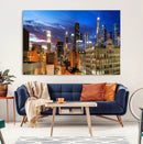 Los Angeles Night Wall Art Canvas Print