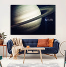 Framed Saturn Wall Art Canvas Print