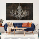 Rustic Chandelier Canvas Print by MyGreatCanvas | Canvas Wall Art Prints | Photo Prints & Wall Decor