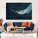 Swimmer Wall Art Canvas Print