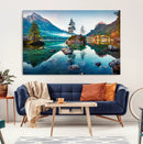 Crystal Clear Lake Wall Art | Mountains Wall Art Canvas | 3 by MyGreatCanvas | Canvas Wall Art Prints | Photo Prints & Wall Decor