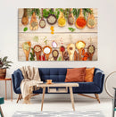 Kitchen Spice on the Table Wall Art, Kitchen Spice Wall Art by MyGreatCanvas | Canvas Wall Art Prints | Photo Prints & Wall Decor