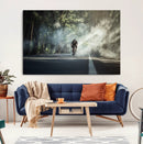 Cycling Road Bike in the Morning, Cycling Road Bike Canvas by MyGreatCanvas | Canvas Wall Art Prints | Photo Prints & Wall Decor