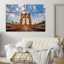 Brooklyn Bridge Manhattan Wall Art Canvas Print by MyGreatCanvas | Canvas Wall Art Prints | Photo Prints & Wall Decor