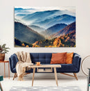 Mountains Forest Autumn Wall Art Canvas Print by MyGreatCanvas | Canvas Wall Art Prints | Photo Prints & Wall Decor