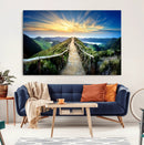 Mountain and Sunset Wall Art Canvas Print by MyGreatCanvas | Canvas Wall Art Prints | Photo Prints & Wall Decor