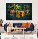 Herbs and Spices Kitchen Wall Art Canvas Print by MyGreatCanvas | Canvas Wall Art Prints | Photo Prints & Wall Decor