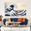 Wall Art Kanagawa Canvas Artwork Abstract Print