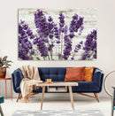 Lavender Canvas Wall Art Flower Print