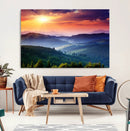 Mountain and Sunset Wall Art Canvas Print by MyGreatCanvas | Canvas Wall Art Prints | Photo Prints & Wall Decor