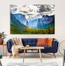 Yosemite Park Half Dome 3 Panel Canvas Print | Large Giclée by MyGreatCanvas | Canvas Wall Art Prints | Photo Prints & Wall Decor