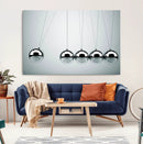 Newton's Cradle Wall Art Canvas Print, Framed Newton Cradle