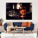 Whiskey and Cigar Canvas – Luxurious Wall Art for Home or
