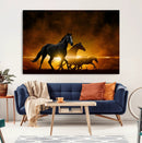 Horse Wall Art Canvas Print, Multi Panel Animal Canvas Print