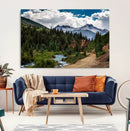 San Juan Nal Forest Wall Art Landscape Canvas Print