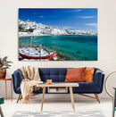 Santorini Wall Art Canvas Print