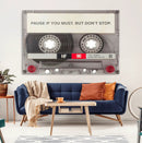 Music Cassette Iconic Wall Art Canvas Print by MyGreatCanvas | Canvas Wall Art Prints | Photo Prints & Wall Decor