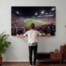 Washington-Grizzly Stadium Canvas Print, American Football