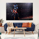American Football Wall Art Canvas Print, Stadium Sport Wall