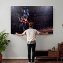 American Football Wall Art Canvas Print, Stadium Sport Wall