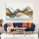Abstract Wave Canvas Wall Art – Fluid Contemporary Elegance