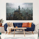 Disney Castle Wall Art Canvas Print, Living Kids Home Room