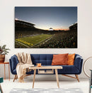 Oregon Ducks Football Team Print - Eugene Autzen Stadium