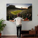 Oregon Stadium Canvas Wall Art - Captivating Game Day Scene