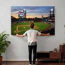 Citizens Bank Park Philadelphia Phillies Wall Art Canvas |