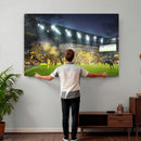 Columbus Crew Stadium Match Triple Canvas Wall Art - Dynamic