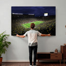 Michigan Wolverines Football Canvas Wall Decor, Football