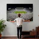 Beaver Stadium Night Game Triple Canvas Wall Art - Penn