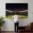 Yankee Stadium Night Game Triple Canvas, Yankee Stadium