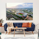 Old Trafford Manchester United Stadium Wall Art Canvas Print