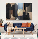 Minimalist Wabi Sabi Abstract Geometric Wall Art Canvas