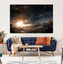 Avengers Planet Wall Art Canvas Print