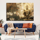 Zen Buddha Wall Art Canvas Print | Peaceful Meditation Decor