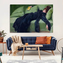 Decadent Girl by Ramon Casas Wall Art Canvas Print, Framed