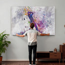 Watercolor Golf Swing Wall Art Canvas Print | Vibrant