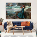 Miranda by the Shore Wall Art Canvas Print – Tempest Scene by MyGreatCanvas | Canvas Wall Art Prints | Photo Prints & Wall Decor