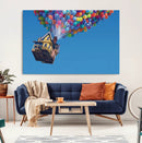 Carl Fredricksen, Up Movie Wall Art, Balloons Wall Art, Air