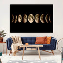 Phases of the Moon Wall Art | Canvas Print for Modern Wall by MyGreatCanvas | Canvas Wall Art Prints | Photo Prints & Wall Decor