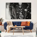Winter Horse Snow Wall Art Canvas Print